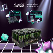 Lốc 24 Lon Nước Tăng Lực Giải Khát Monster Energy 355ml Lon Sale 4.4 Coca