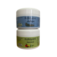 เฮนน่า อินดิโก้ กัลยาณี ปิดผมขาวด้วยสมุนไพร 100% Kallayani Herbal Color