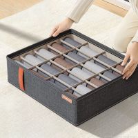 Fabric Box Storage Underwear Pants Organizer Cabinet Drawer Socks Organizer Wardrobe Clothes Storage Organizer For Bra T-Shirts