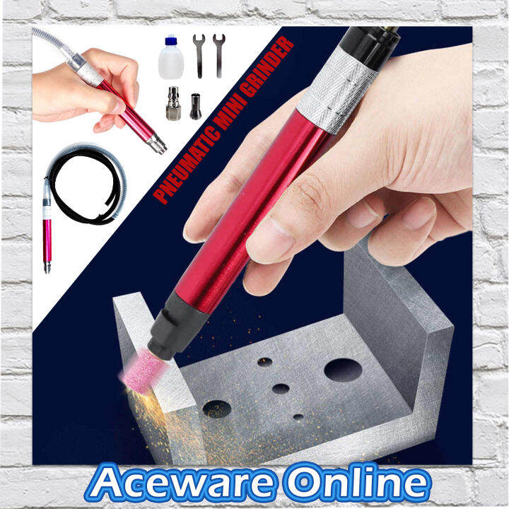 16pcs Pneumatic Air Micro Die Grinder Kit High Speed Rotary Tool