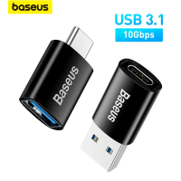 USB Baseus 3.1อะแดปเตอร์ OTG ชนิด C เพื่อ USB อะแดปเตอร์ตัวเมียแปลงสำหรับ Macbook โปรแอร์ USB Samsung USB ขั้วต่อ OTG