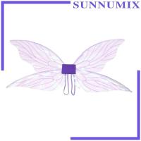 [Sunnimix] ชุดเดรสแฟนซี ปีกนางฟ้า ผีเสื้อ แวววาว สําหรับการแสดงบนเวที