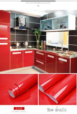 [24 Home Accessories] เงาสีดำสติกเกอร์กันน้ำไวนิล DIY วอลล์เปเปอร์กาวตนเองในม้วนห้องนอนห้องครัวสก์ท็อปเฟอร์นิเจอร์ฟิล์มตกแต่ง