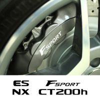 【LZ】 6Pcs Car Brake Caliper Badge Sticker For Lexus RX NX Fsport IS ES CT200h GS LS LX UX GX Vehicle Heat Resistant Cover Auto Decal