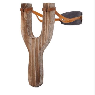 Hot Sale Wood Shooting Puzzle Toys Color Outdoor Logs Slingshot Tourist Souvenirs bian pi jin Slingshot UT