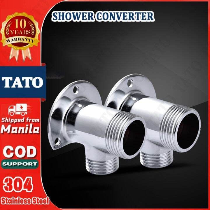 TATO Shower Wall Mount Extension External Inlet Wall Mount for Shower