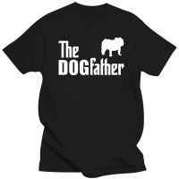 REM Brand Clothing THE DOGFATHER English Bulldog Dog Funny T Shirt Tshirt Men Cotton Short Sleeve T shirt Top Camiseta XS-6XL