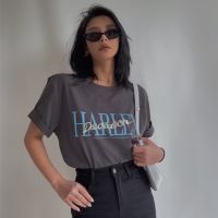 Harley embroided T-shirt ใส่โค้ด WFELDH ลดทันที 65.- ขั้นต่ำ 500.-