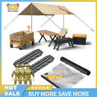 เครื่องประดับตั้งแคมป์จำลองของเล่นเกม MN-85K จำลองการตั้งแคมป์เต็นท์ตั้งแคมป์ทรายบันไดโต๊ะเก้าอี้ตกแต่งสำหรับรถ RC 1/12เดือน MN98 D90 MN99S MN78 MN128 MN86
