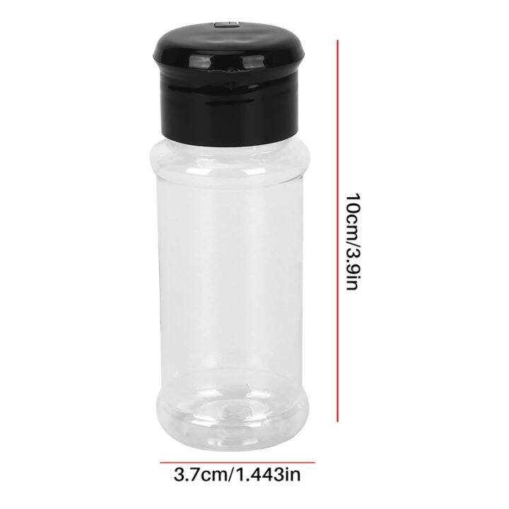 20pcs-set-100ml-spice-salt-pepper-shakers-black-seasoning-jar-can-pepper-bottle-barbecue-condiment-kitchen-gadget-tool