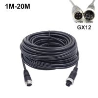 【CW】▪✲♀  1M 5M 10M 20M 4Pin male to female Aviation GX12 12mm car Video Cable Extension connector for Reversing Camper Trailer