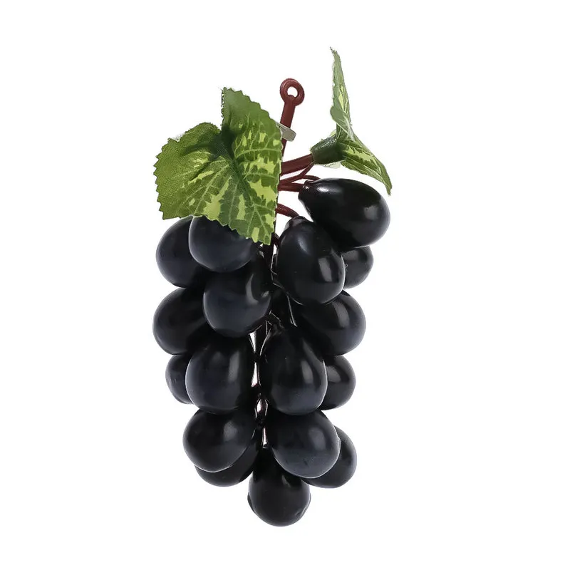 YESPERY 1/3pcs 13cm Artificial Grapes Soft Plastic Simulation