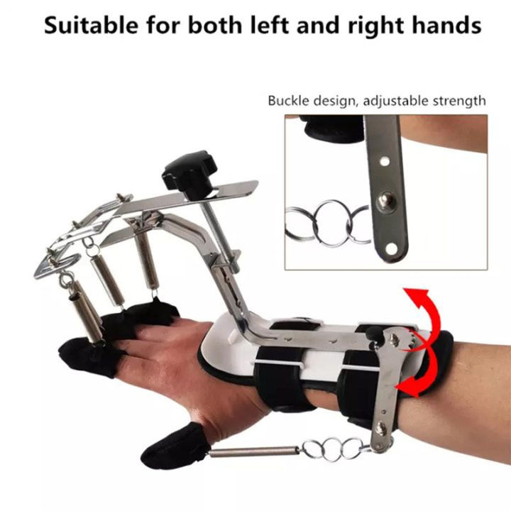 เครื่องบริหารนิ้วมือ-กายภาพนิ้วมือ-แบบมีคานสปริง-ออกกำลังนิ้วมือ-สร้างกล้ามเนื้อนิ้วมือ-ดัดนิ้วมือorthopedic-hand-posture-corrector-รองรับนิ้ว-splint-fixator-thumb-guard-for-recovery-injury