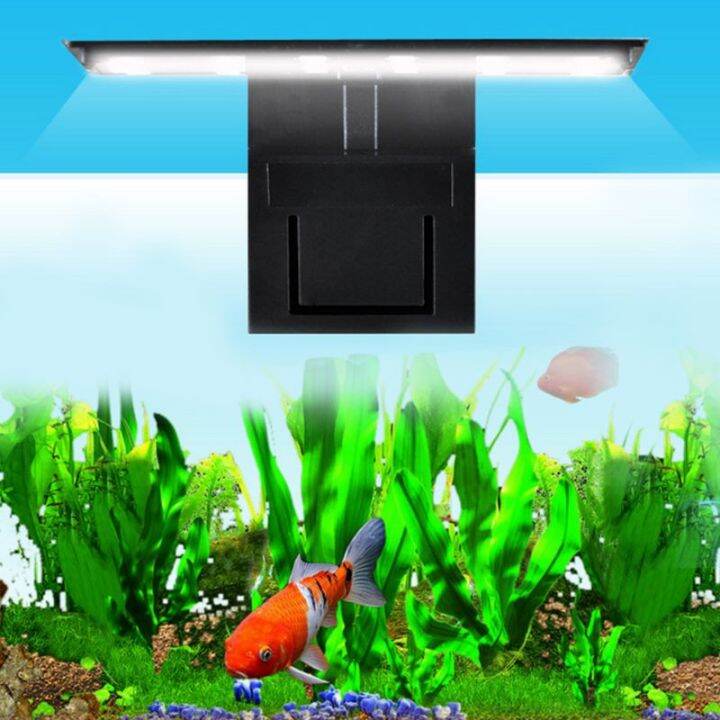 1 12 LED Aquarium Lights On LED Plants Grow Light 6W Aquatic Freshwater Lamps Waterproof Lamp