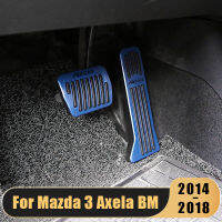 Aluminum For Mazda 3 Axela BM 2014 2015 2016 2017 2018 Car Accelerator ke Pedal Cover Auto Fuel Pedals Pad Interior Accessori