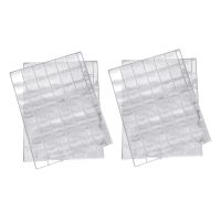 20 PCS 42 Pockets Clear Coin Holders Folder Sheets Storage Cash Money Collection Album Creative PVC Albums Collecting