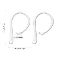 +【】 Fashion 1 Pair Silicone Anti-Lost Earhook For  Airpods 1 2 3 Pro Sports Anti-Drop Ear Hook Wireless Earphone Ear Hook Black