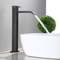 Bathroom Black Faucet Waterfall 304 Stainless Steel Washbasin Single Cold Water Tap Bathroom Accessories Basin Handle Faucets