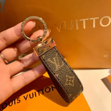 Louis Vuitton - LV Dragonne Key Holder - Leather - Brown - Men - Luxury