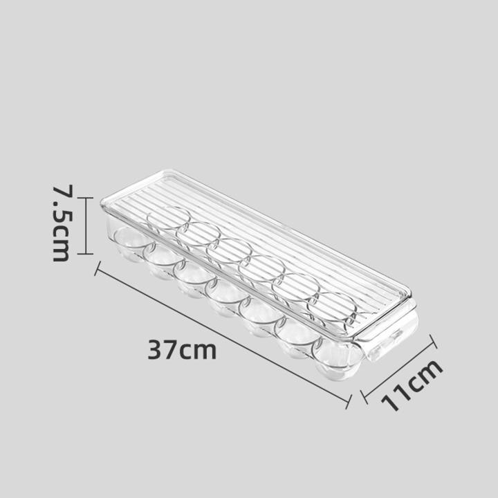 simhoa-ลิ้นชักเก็บไข่ในตู้เย็น-กล่องถาดใส่ไข่สำหรับวางบนเคาน์เตอร์ตู้เย็น