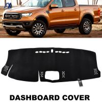 Dash Cover Mat Dashmat Dashboard พรมสำหรับ Ford Ranger Wildtrak Raptor T6 2016 2017 2018 2019 2020