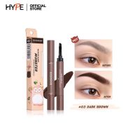 เจลเขียนคิ้ว ที่ปัดคิ้ว กันน้ำ หมุนได้ ไม่เลอะ BANXEER Monster Eyebrow cream (BM21)