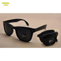 ShiningLove Urparcel Fashion Shatter-proof Folding Sunglasses Dazzling Sunglasses and Black Case