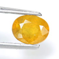 1.15 ct บุษราคัม (Yellow Sapphire) ทรงไข่ บางกะจะ