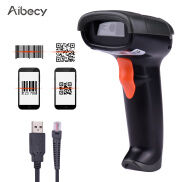 Aibecy Máy Quét Mã Vạch 1D2D QR Cầm Tay Đầu Đọc Mã Vạch Có Dây USB Kích
