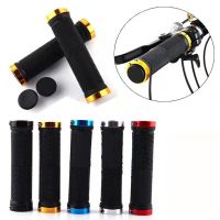 Sleeve Bicycle Handle Grip Anti-skid Ergonomic Shock Absorption Rubber MTB Grips Aluminum Alloy Cuffs Bilateral Lock Handlebar Handlebars