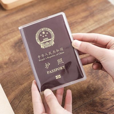 [hot]1 Pcs Passport Cover PVC Waterproof Case for Passport Wallet Business Credit Card Documents Holder Protective Case Case Pouch