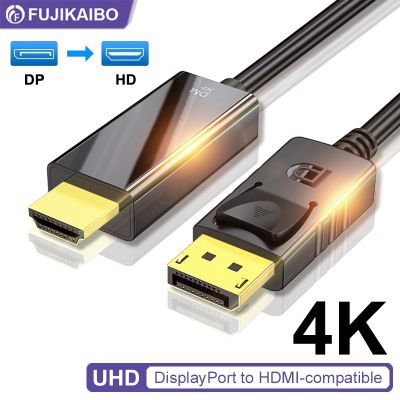 4K HD 1080P Displayport to HDMI-Compatible Audio Video Cable Adapter in For Monitor PC TV Projector Laptop Display Port DP to HD