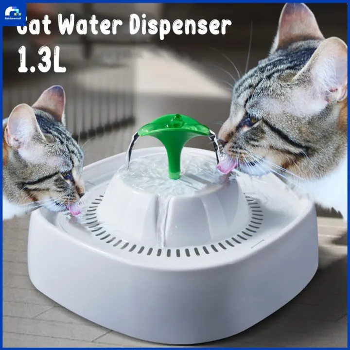 Pet Water Dispenser Cat Water Fountain 1.3L Automatic Cat Water