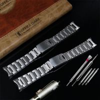 22mm Solid Stainless Steel Watchband For Tudor Black Bay 79230 79730 Heritage Chrono Watch Strap Wrist Bracelet Mens wristbands Straps