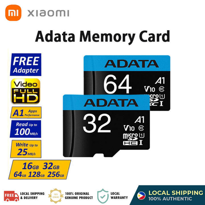 Xiaomi Adata Micro SD 64GB Memory Card 32GB Micro SD Card Camera TF