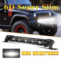 2ชิ้นไฟ Led เลนส์6D 8นิ้ว60W สปอตไลท์แท่ง Led สำหรับไฟ Atv Offroad Suv Trekker เรือไฟรถยนต์