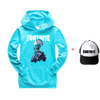 Fortnites เสื้อฮู้ดเด็ก,เสื้อฮู้ดเด็กมีกระเป๋าเด็กหญิงเด็กชาย65% ผ้าฝ้าย + โพลีเอสเตอร์35% ไฟเบอร์ฤดูใบไม้ร่วงแขนยาว2-16ปีน่ารัก0000