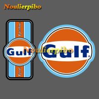 【HOT JJSGWIXLOOWEHG 541】 Gulf กล้ามเนื้ออเมริกันเบนซิน Gulf รถยนต์เยาวชนสติกเกอร์รถ Adesivo Ratto Oldschool รถหมวกกันน็อคสติ๊กเกอร์ไวนิลติดรถยนต์โทรศัพท์มือถือ