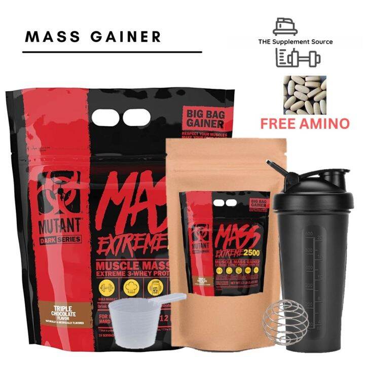 Mutant Mass Xxxtreme Extreme Mass Gainer 2500 1lb 2lbs With Shaker Repacked Lazada Ph 3101