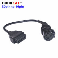 ใหม่ OBD Adapter สำหรับ IV-ECO 30Pin 16Pin รถบรรทุกหญิง OBD2สาย OBDii Connector สำหรับ IV-E-CO 30 Pin To 16 Pin