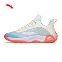 ANTA Bubble2 รองเท้าผ้าใบผช รองเท้าบาสเก็ตบอล มีหนามทนต่อการฉีกขาด ระบายอากาศได้ รองเท้ากีฬาสำหรับผู้ชาย 112221610