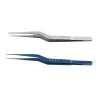 Gun Type Smooth Dressing Forceps Tweezers Teethed Ophthalmic Instrument