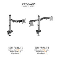 ERGONOZ ขาตั้งจอคอม แขนจับจอ ขาตั้งจอ ขาตั้งจอคอมพิวเตอร์ Monitor Arm รุ่น Full Motion Arm สำหรับหน้าจอ 17 - 32 นิ้ว