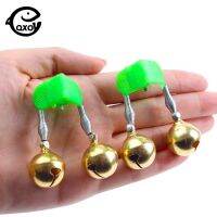 【LZ】๑✗⊙  QXO 2Pcs/lot 5.5CM Fish Bite Alarm Equipment The Goods For Fishing Accessories Artificial Metal Bell Clip On The Rod