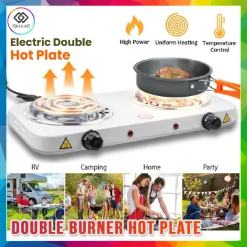 2000W Electric Double /Single Burner Hot Plate Stove Cooker 5