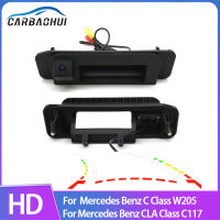 HD รถ Trunk Handle กล้องมองหลังสำหรับ Benz CLA Class C117สำหรับ Benz C Class W205 2015กล้องคุณภาพสูง