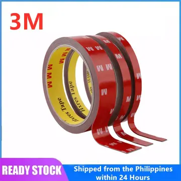 Double Sided Tape Heavy Duty (33FT),Poster Tape,Multipurpose Removable Mounting Tape Adhesive Grip,Washable Strong Sticky Wall Tape Strip Transparent