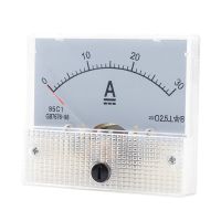 1 Piece DC Voltmeter Pointer Head 85C1-DC 30A White ABS