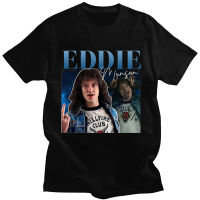 Eddie Munson Graphic Print Tshirt Mens Vintage Hop Tshirts Gothic Cotton Tee Gildan Spot 100% Cotton