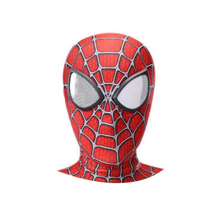 Spiderman Spider-man Costume Mask Balaclava Hood Superhero Cosplay INQ7 ...